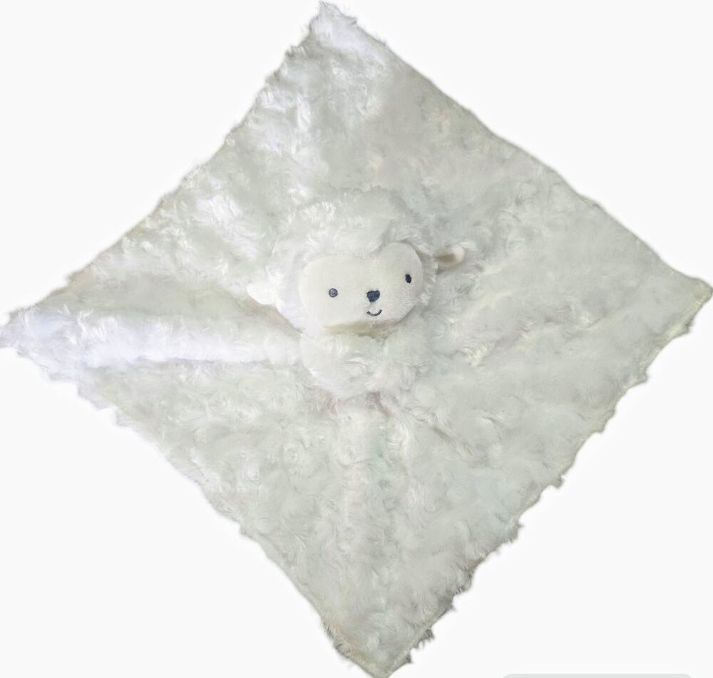 Baby Lovey Lamb Cuddle Plush Toy Soft Security Blanket Just One You Carter's